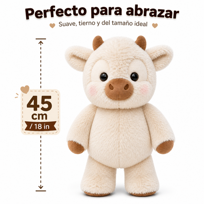 Vaquita Calm™ de SoftBuddy – Peluche Interactivo para Niños